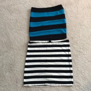 Basic striped skirt bundle